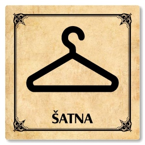 Šatna, 148x148mm, pergamen, Nebraska